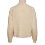 Rollkragenpullover von Pieces, in der Farbe Beige, aus Polyester, andere Perspektive, Vorschaubild