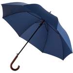 Regenschirm von Euroschirm, in der Farbe Blau, aus Holz, andere Perspektive, Vorschaubild