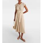 Kleid von Max Mara, in der Farbe Beige, aus Polyester, andere Perspektive, Vorschaubild