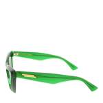 Sonstige Sonnenbrille von Bottega Veneta, in der Farbe Grün, aus Acetat, andere Perspektive, Vorschaubild
