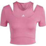 Funktionsshirt von Adidas, in der Farbe Rosa, aus Polyester, Vorschaubild