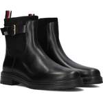 Chelsea-Boot von Tommy Hilfiger, in der Farbe Schwarz, aus Leder, andere Perspektive, Vorschaubild