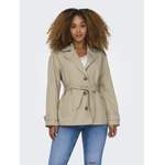 Kurzjacke von Only, in der Farbe Beige, aus Polyester, andere Perspektive, Vorschaubild