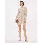 Strickkleid von Only, in der Farbe Beige, aus Polyester, andere Perspektive, Vorschaubild