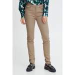 5-Pocket-Jeans von fransa, in der Farbe Beige, aus Baumwolle, andere Perspektive, Vorschaubild