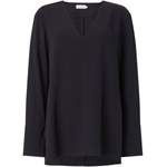 Klassische Bluse von Calvin Klein, in der Farbe Schwarz, aus Webstoff, andere Perspektive, Vorschaubild