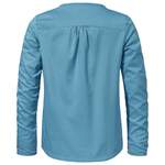 Klassische Bluse von Schöffel, in der Farbe Blau, aus Baumwolle, andere Perspektive, Vorschaubild
