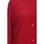 Klassische Bluse von OTTO KERN, in der Farbe Rot, aus Seide, andere Perspektive, Vorschaubild