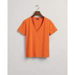 T-Shirt von Gant, in der Farbe Orange, aus Baumwolle, andere Perspektive, Vorschaubild