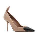 Klassische Pump von Alaïa, in der Farbe Beige, andere Perspektive, Vorschaubild