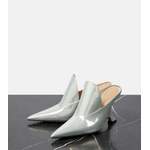 Sandale von Bottega Veneta, in der Farbe Silber, andere Perspektive, Vorschaubild