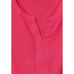 Klassische Bluse von cecil, in der Farbe Rot, aus Leinen, andere Perspektive, Vorschaubild