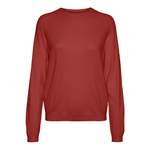 Rollkragenpullover von Vero Moda, in der Farbe Rot, aus Polyester, andere Perspektive, Vorschaubild