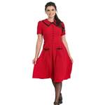 Kleid von hell bunny, in der Farbe Rot, andere Perspektive, Vorschaubild