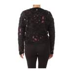 Sweatshirt von Twinset, in der Farbe Schwarz, aus Jacquard, andere Perspektive, Vorschaubild