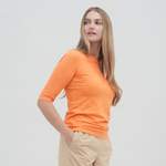 Langarmshirt von Living Crafts, in der Farbe Orange, aus Baumwolle, andere Perspektive, Vorschaubild