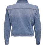 Jeansjacke von Only Carmakoma, in der Farbe Blau, aus Polyester, andere Perspektive, Vorschaubild