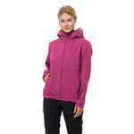 Regenjacke von Jack Wolfskin, in der Farbe Lila, aus Polyester, andere Perspektive, Vorschaubild