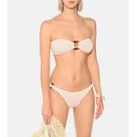 Bikini von Hunza G, in der Farbe Beige, andere Perspektive, Vorschaubild