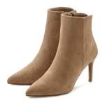 High Heel Stiefelette von Lascana, in der Farbe Beige, aus Microfaser, andere Perspektive, Vorschaubild