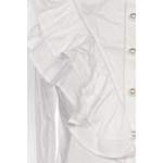 Klassische Bluse von Custommade, in der Farbe Weiss, aus Baumwolle, andere Perspektive, Vorschaubild