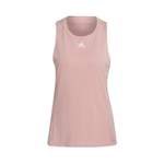 Tanktop von adidas Sportswear, in der Farbe Weiss, aus Polyester, andere Perspektive, Vorschaubild