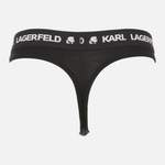 String von Karl Lagerfeld, in der Farbe Schwarz, aus Elasthan, andere Perspektive, Vorschaubild