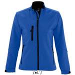 Softshelljacke von SOLS, in der Farbe Blau, andere Perspektive, Vorschaubild