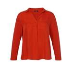 Klassische Bluse von FRAPP, in der Farbe Orange, aus Baumwolle, andere Perspektive, Vorschaubild
