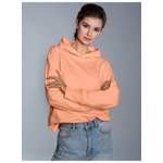 Sweatshirt von Trigema, in der Farbe Orange, aus Baumwolle, andere Perspektive, Vorschaubild