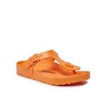 Zehentrenner von Birkenstock, in der Farbe Orange, aus Kunststoff, andere Perspektive, Vorschaubild