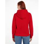 Kapuzenpullover von Tommy Jeans, in der Farbe Rot, aus Polyester, andere Perspektive, Vorschaubild