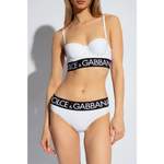 Bikini von Dolce & Gabbana, in der Farbe Weiss, aus Elastan, andere Perspektive, Vorschaubild
