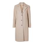 Wollmantel von Selected Femme, in der Farbe Beige, aus Polyester, andere Perspektive, Vorschaubild