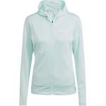 Fleecejacke von adidas performance, in der Farbe Grau, aus Polyester, andere Perspektive, Vorschaubild