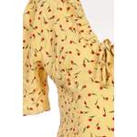 Klassische Bluse von Rouje, in der Farbe Gelb, aus Viskose, andere Perspektive, Vorschaubild
