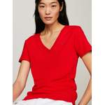 T-Shirt von Tommy Hilfiger, in der Farbe Rot, aus Jersey, andere Perspektive, Vorschaubild