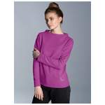 Sweatshirt von Trigema, in der Farbe Lila, aus Polyester, andere Perspektive, Vorschaubild