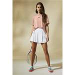 Tennisrock von Nike, in der Farbe Rosa, aus Polyester, andere Perspektive, Vorschaubild