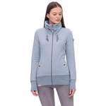 Sweatjacke von RAGWEAR, in der Farbe Blau, aus Polyester, andere Perspektive, Vorschaubild