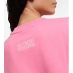 Sweatshirt von Ganni, in der Farbe Rosa, aus Polyester, andere Perspektive, Vorschaubild