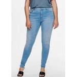 High Waist Jeans von ONLY CARMAKOMA, in der Farbe Beige, aus Polyester, andere Perspektive, Vorschaubild