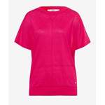 T-Shirt-BH von BRAX, in der Farbe Rosa, aus Leinen, andere Perspektive, Vorschaubild