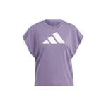 T-Shirt von adidas performance, in der Farbe Lila, aus Polyester, andere Perspektive, Vorschaubild