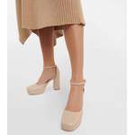 Plateaupump von Gianvito Rossi, in der Farbe Beige, andere Perspektive, Vorschaubild