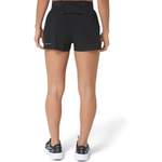 Sportshorts von ASICS, in der Farbe Braun, aus Polyester, andere Perspektive, Vorschaubild