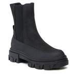 Chelsea-Boot von ONLY Shoes, in der Farbe Schwarz, aus Gummi, andere Perspektive, Vorschaubild