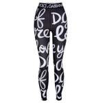 Leggings von Dolce & Gabbana, in der Farbe Schwarz, andere Perspektive, Vorschaubild