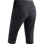 Caprihose von maier sports, in der Farbe Schwarz, aus Polyester, andere Perspektive, Vorschaubild