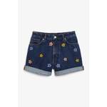 Hochtaillierte Jeansshorts der Marke Monki